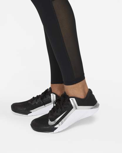 Women's Mid-Rise Mesh-Paneled Leggings