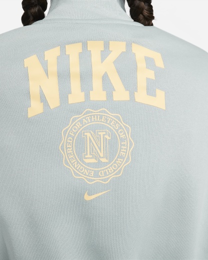 Women's Oversized 1/2-Zip Crop Sweatshirt
