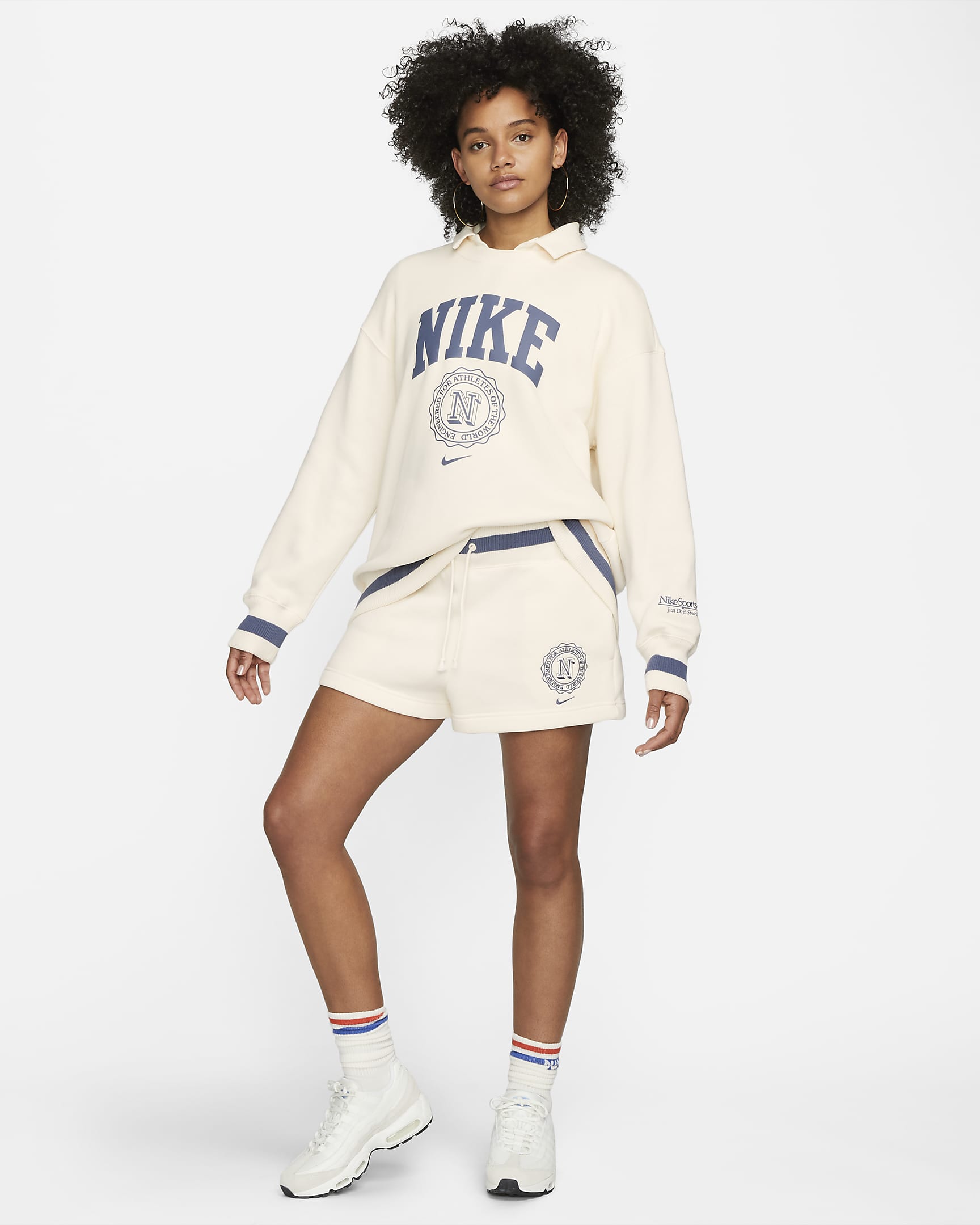 Women's Oversized Crew-Neck Sweatshirt