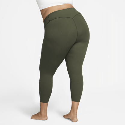Zenvy - Women's Gentle-Support High-Waisted 7/8 Leggings (Plus Size)