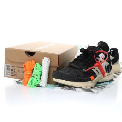 Off-White x   Presto "Black Muslin" 1.0