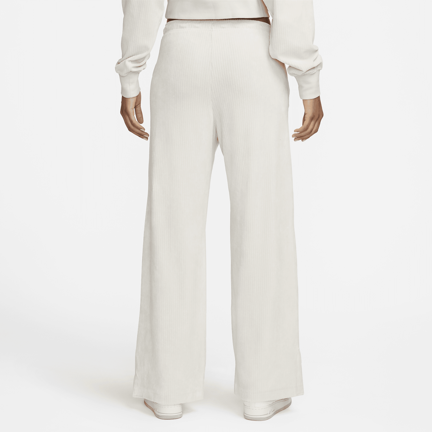 Sportswear - Women's Velour Wide-Leg Pants