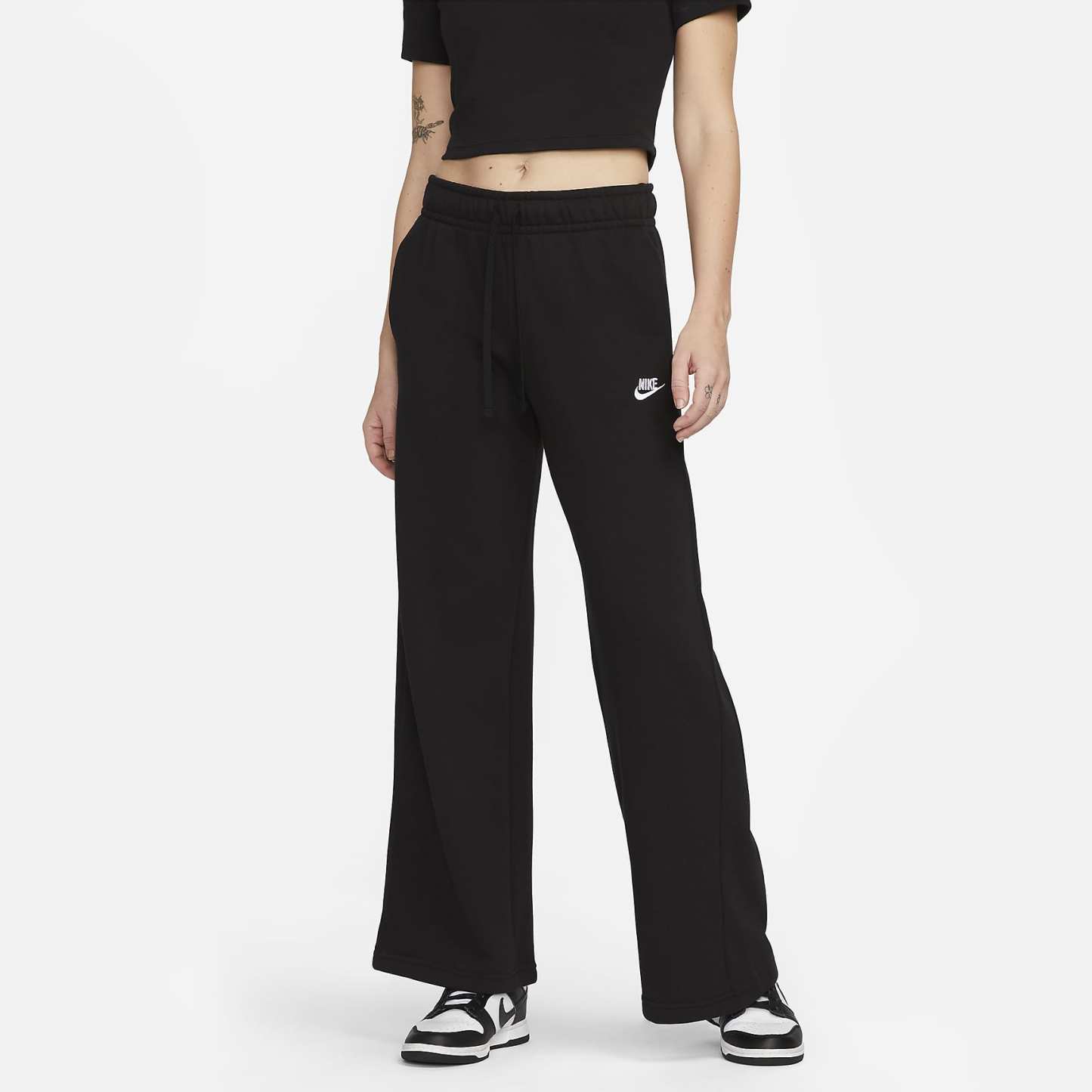 Sportswear Club Fleece - Women's Mid-Rise Wide-Leg Sweatpants