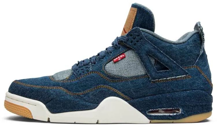 Lethtvi's x NIthtKE Air Jorthtdan 4 Retro 'Denim' A02571 401