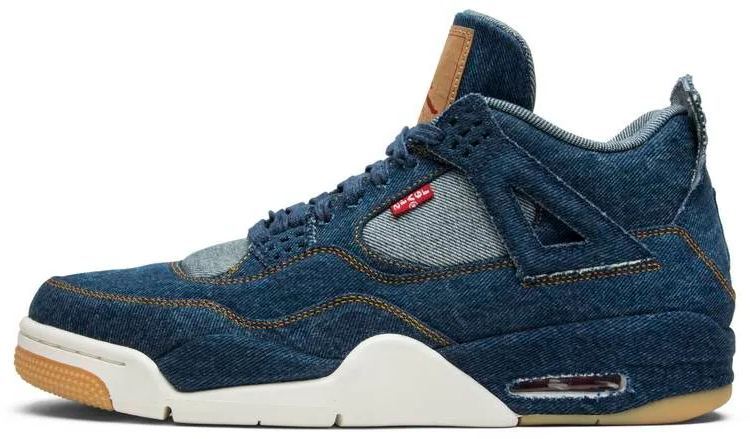 Lethtvi's x NIthtKE Air Jorthtdan 4 Retro 'Denim' A02571 401