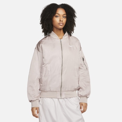Sportswear - Women's Reversible Varsity Bomber Jacket