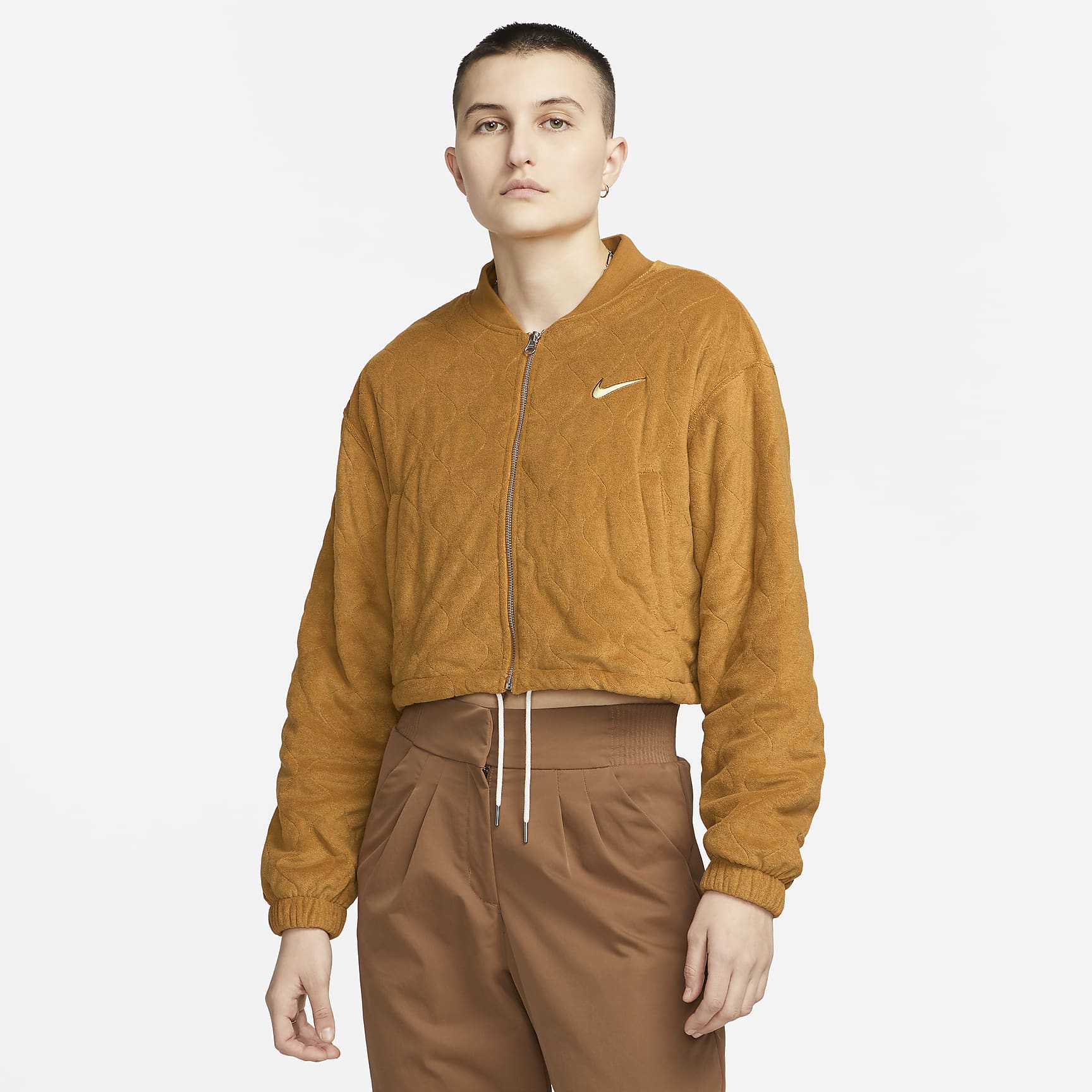 Sportswear - Women's Terry Quilted Jacket