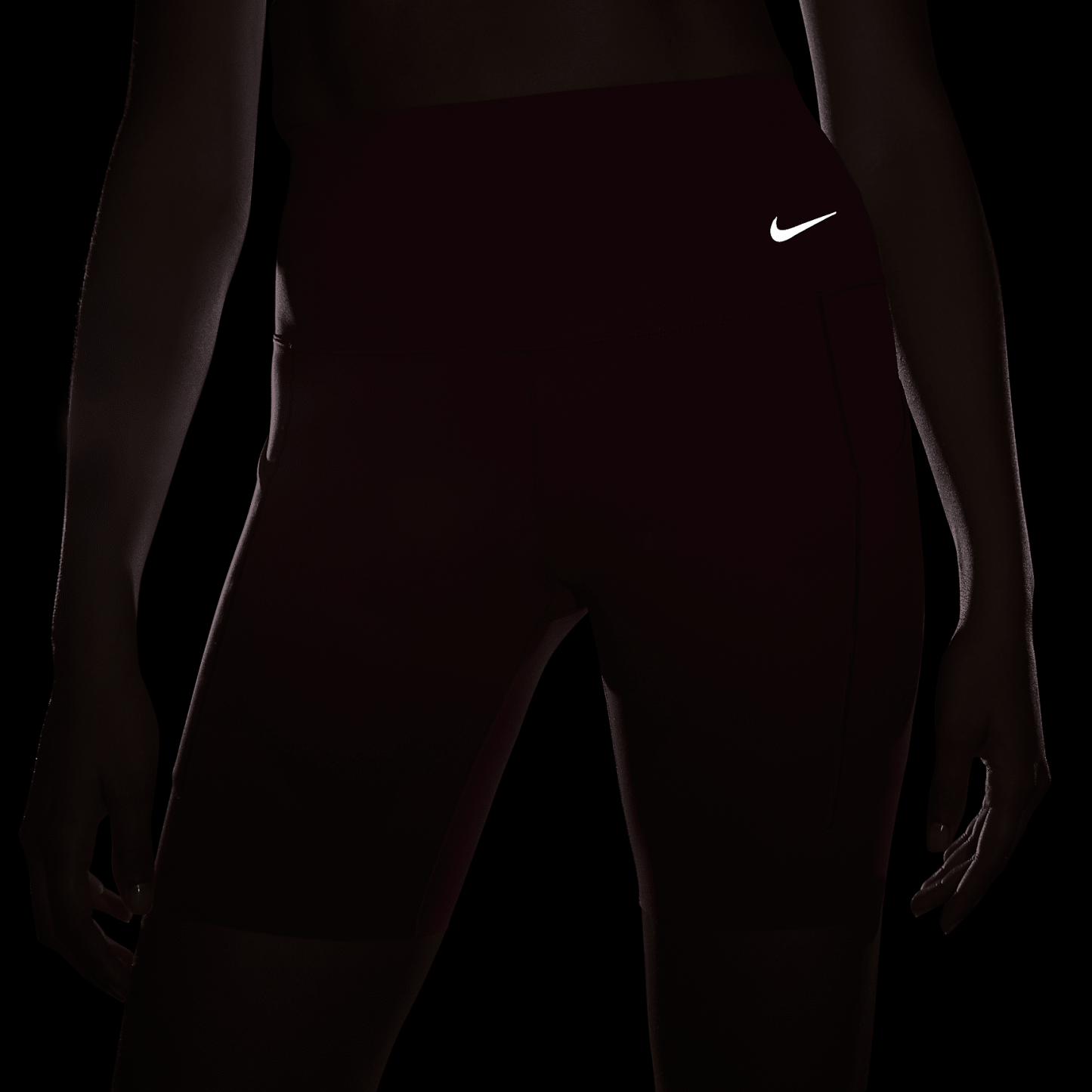 Universa - Women's Medium-Support High-Waisted 8" Biker Shorts with Pockets