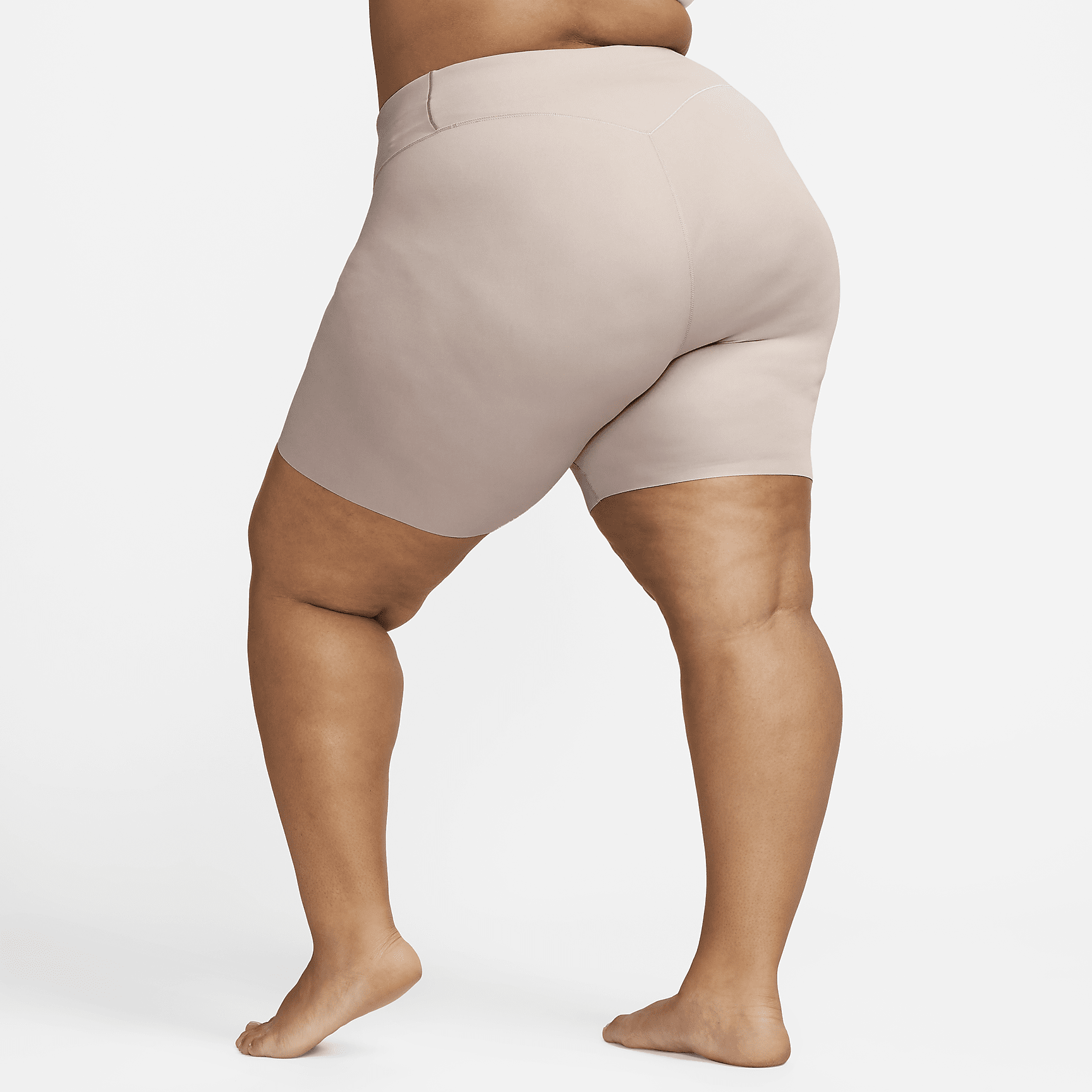 Zenvy - Women's Gentle-Support High-Waisted 8" Biker Shorts (Plus Size)