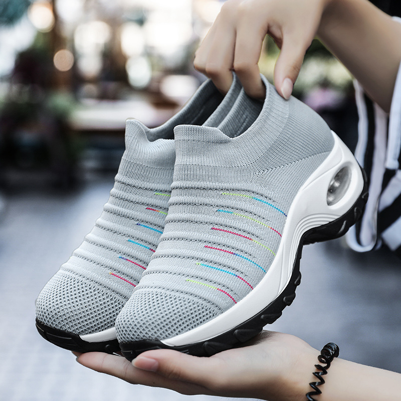 2024 new trade men's breathable lace-up running shoes Korean version of light casual sports shoes men