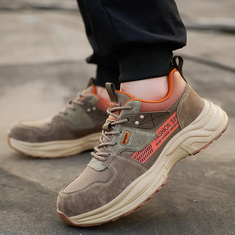 Men's Arch Support & Breathable and Light & Non-Slip Shoes - Proven Plantar Fasciitis, Foot and Heel Pain Relief