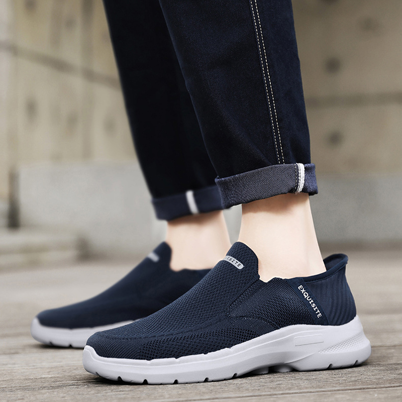 MEN'S COMFORT BREATHABLE SUPPORT SLIP-ON SNEAKERS
