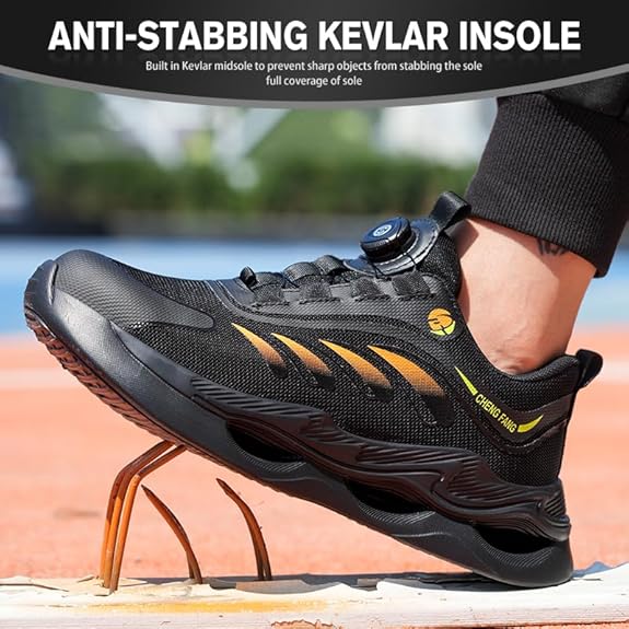 Men's Arch Support & Breathable and Light & Non-Slip Shoes - Proven Plantar Fasciitis, Foot and Heel Pain Relief