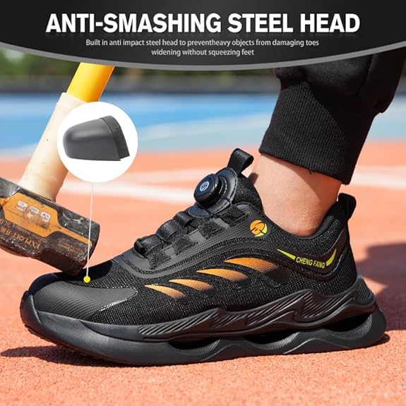 Men's Arch Support & Breathable and Light & Non-Slip Shoes - Proven Plantar Fasciitis, Foot and Heel Pain Relief