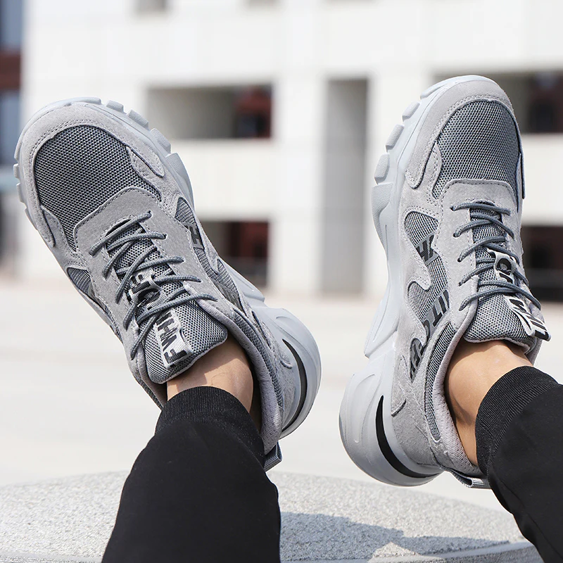 Men's Arch Support & Breathable and Light & Non-Slip Shoes - Proven Plantar Fasciitis, Foot and Heel Pain Relief