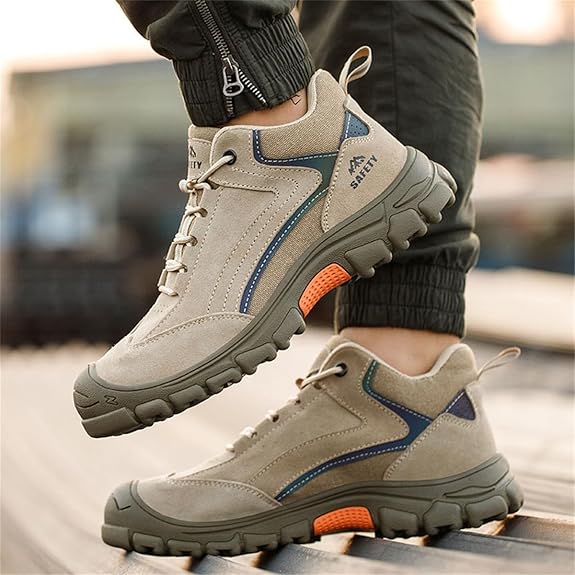 Men's Arch Support & Breathable and Light & Non-Slip Shoes - Proven Plantar Fasciitis, Foot and Heel Pain Relief