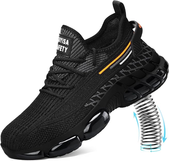 Men's Arch Support & Breathable and Light & Non-Slip Shoes - Proven Plantar Fasciitis, Foot and Heel Pain Relief