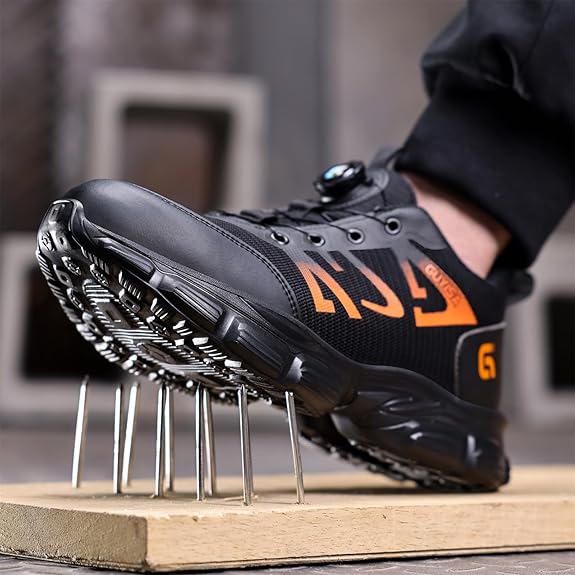 Men's Arch Support & Breathable and Light & Non-Slip Shoes - Proven Plantar Fasciitis, Foot and Heel Pain Relief