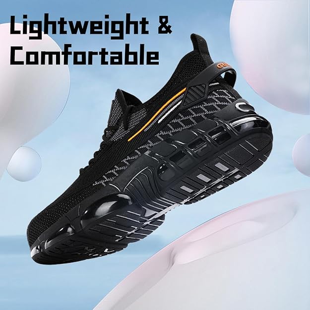 Men's Arch Support & Breathable and Light & Non-Slip Shoes - Proven Plantar Fasciitis, Foot and Heel Pain Relief