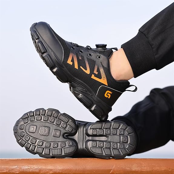 Men's Arch Support & Breathable and Light & Non-Slip Shoes - Proven Plantar Fasciitis, Foot and Heel Pain Relief