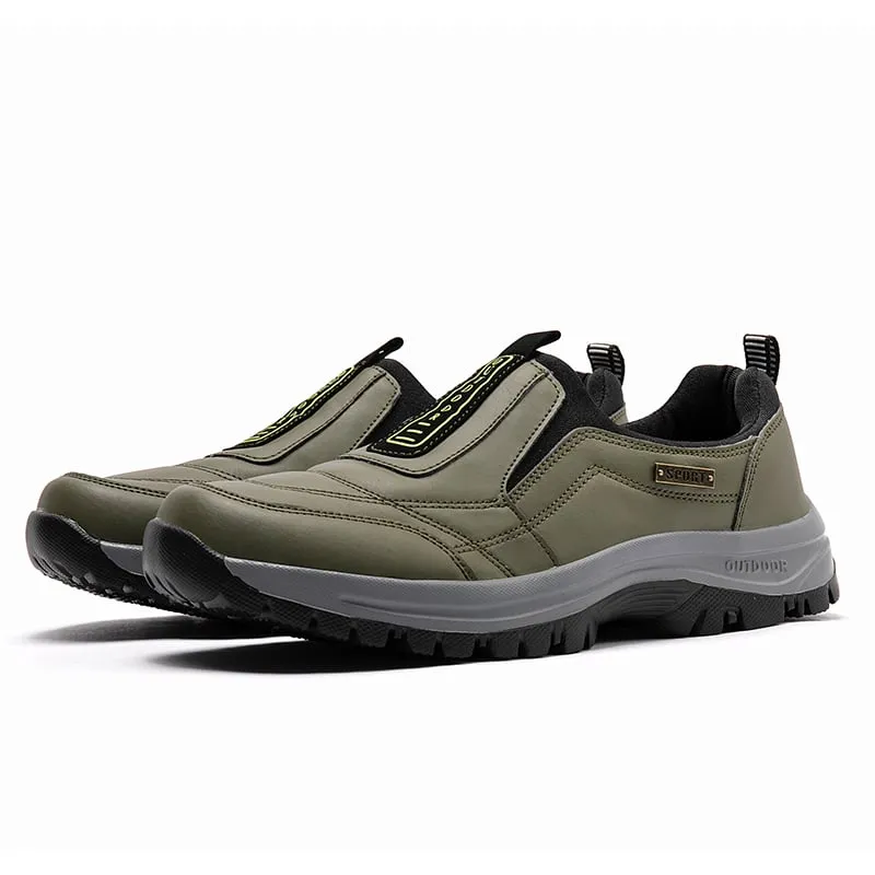 (??HOT) Men's Comfortable Waterproof Orthopedic Walking Shoes - Arch Support and Cushioning Shock Absorption Technology