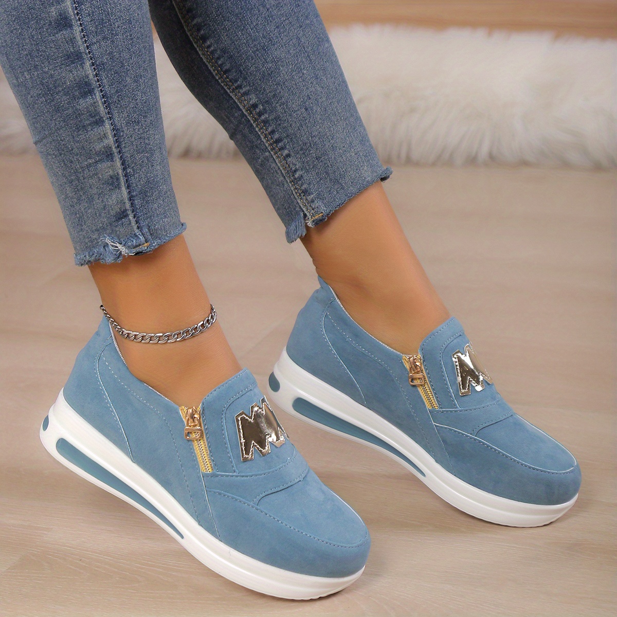 ??Last Day Promotion 50% OFF - Women's casual platform slip-on orthopedic sneakers