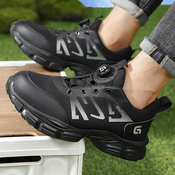 Men's Arch Support & Breathable and Light & Non-Slip Shoes - Proven Plantar Fasciitis, Foot and Heel Pain Relief