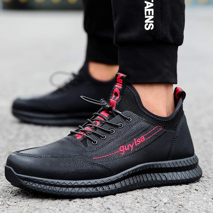 Men's Arch Support & Breathable and Light & Non-Slip Shoes - Proven Plantar Fasciitis, Foot and Heel Pain Relief