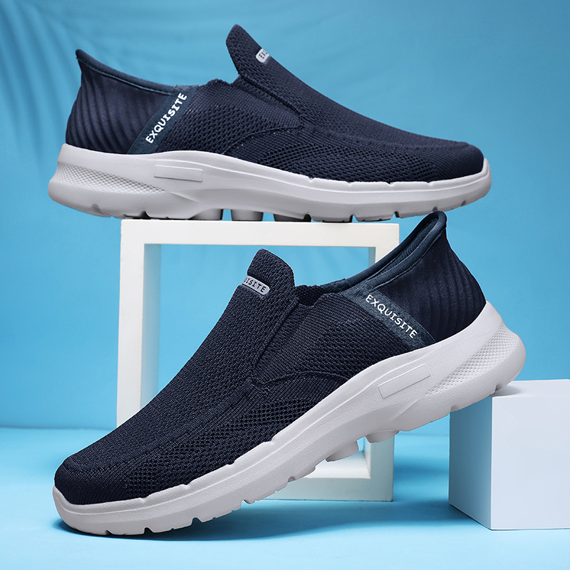 MEN'S COMFORT BREATHABLE SUPPORT SLIP-ON SNEAKERS