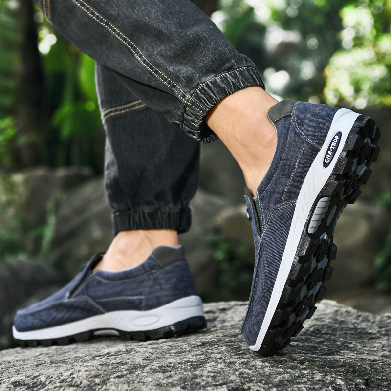 Men's Arch Support & Breathable and Light & Non-Slip Shoes - Proven Plantar Fasciitis, Foot and Heel Pain Relief