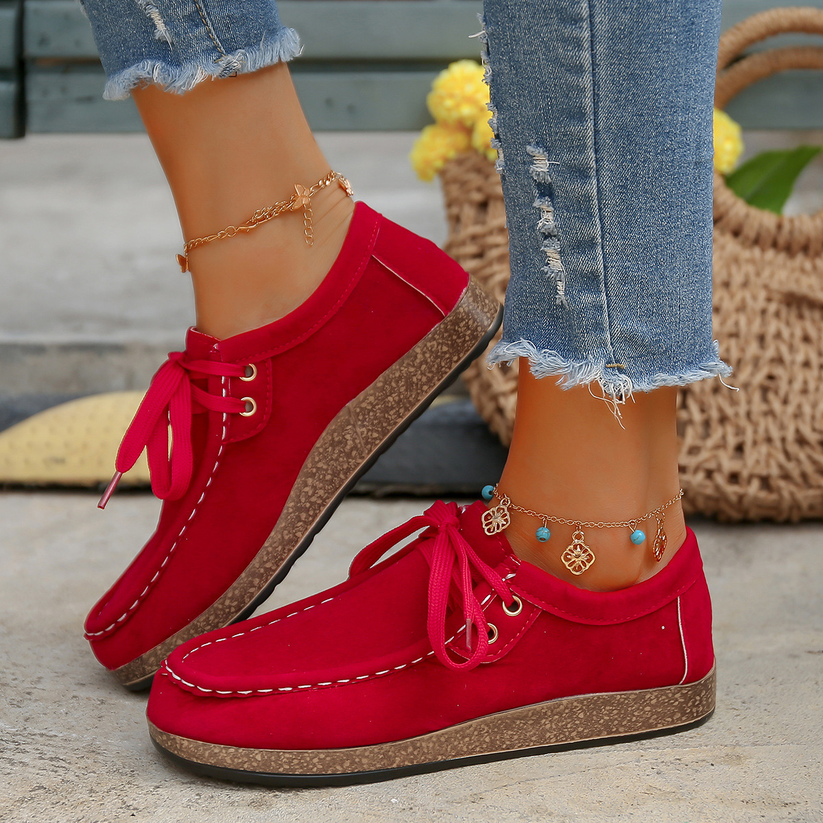 Women Breathable Comfortable Platform Arch Support Shoes Phanile