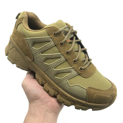 Men's Hiking Shoes Army Shoes Lightweight Low Military Boots Outdoor Combat Tactical Desert Boots Breathable Non-Slip Training Boots Large