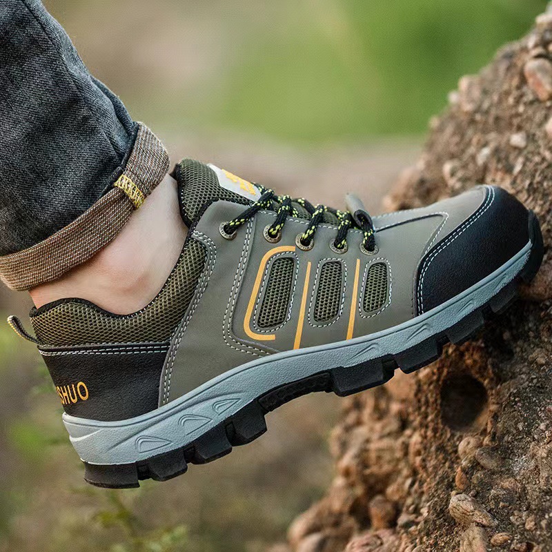 Abrasion-resistant protective safety shoes with arch support for work outdoor hiking shoes