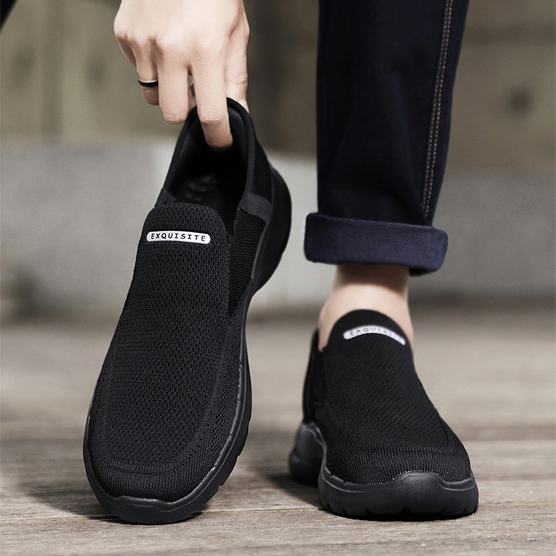 MEN'S COMFORT BREATHABLE SUPPORT SLIP-ON SNEAKERS