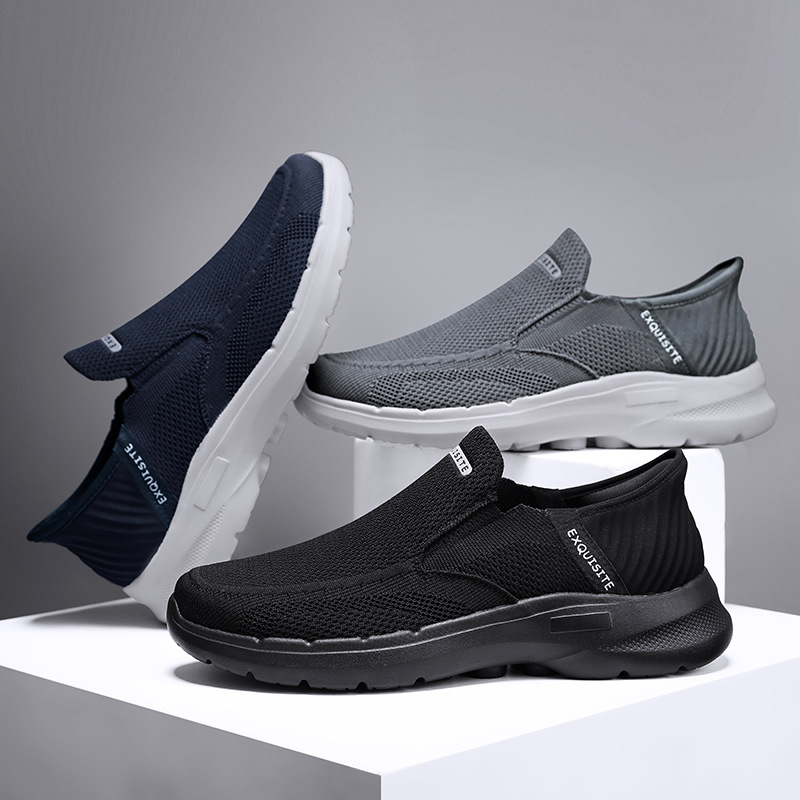 MEN'S COMFORT BREATHABLE SUPPORT SLIP-ON SNEAKERS