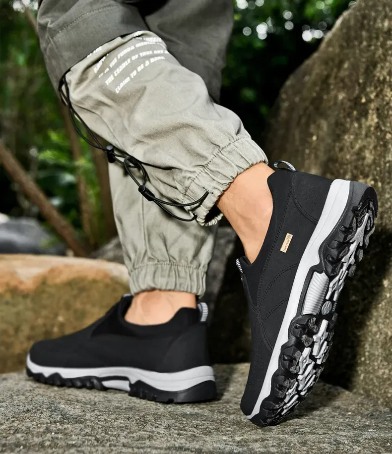 Men's Arch Support & Breathable and Light & Non-Slip Shoes - Proven Plantar Fasciitis, Foot and Heel Pain Relief