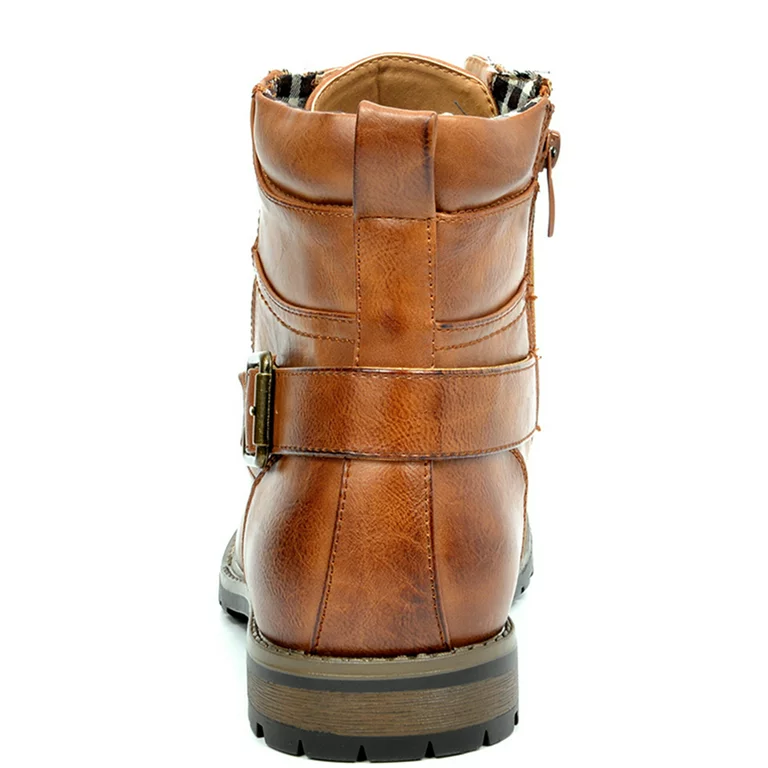 Men's Fashionable And Comfortable Genuine Leather Motorcycle Boots