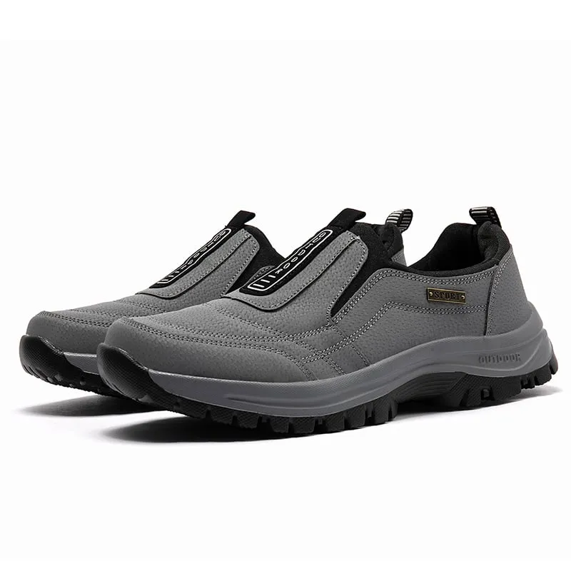(??HOT) Men's Comfortable Waterproof Orthopedic Walking Shoes - Arch Support and Cushioning Shock Absorption Technology