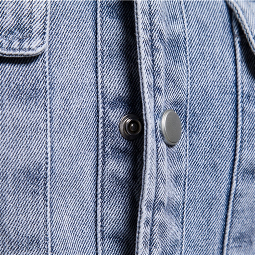 100% Cotton Denim Shirts Men Casual Solid Color Thick Long Sleeve Shirt for Men Spring High Quality Jeans Male Shirt 2024 - $39.99 &ndash;P4
