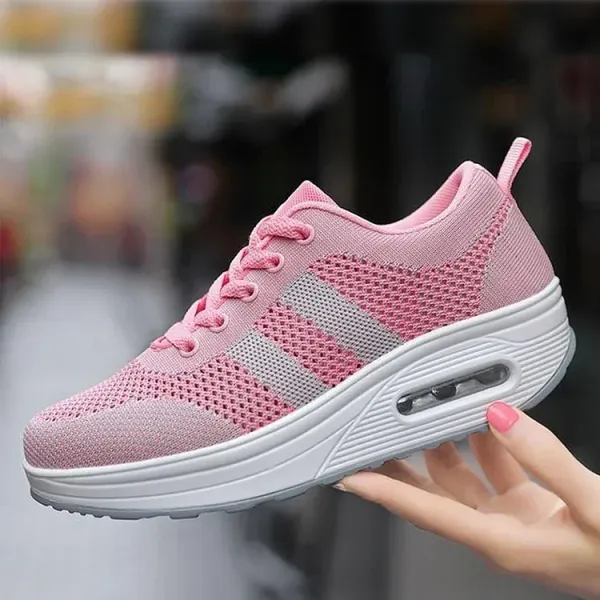 ??Last Day Promotion 50% OFF - Women light air flying woven mesh orthopedic Sneakers