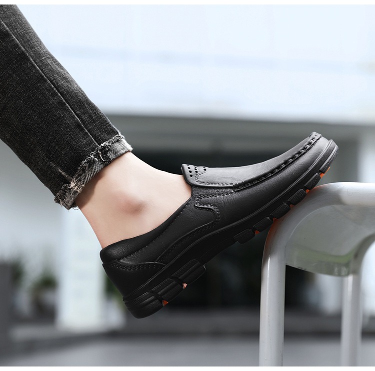 ??Last Day Promotion 70% OFF ?? Men's Casual Leather Good Arch Support & Non-slip Outdoor Breathable Walking Shoes - 6802