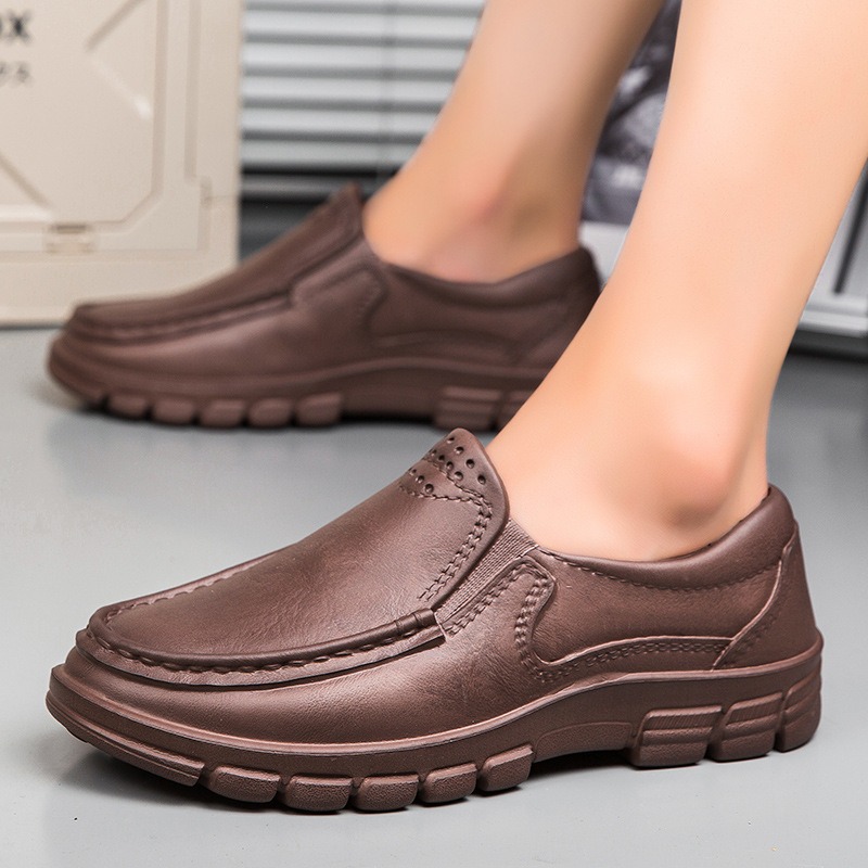 ??Last Day Promotion 70% OFF ?? Men's Casual Leather Good Arch Support & Non-slip Outdoor Breathable Walking Shoes - 6802