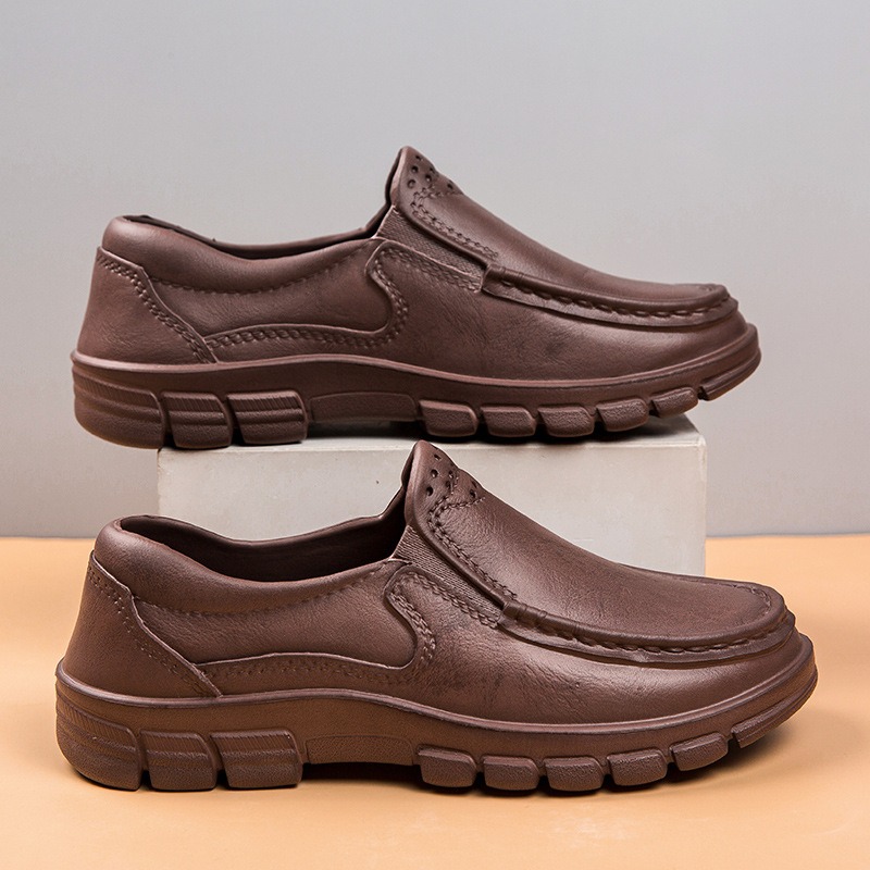 ??Last Day Promotion 70% OFF ?? Men's Casual Leather Good Arch Support & Non-slip Outdoor Breathable Walking Shoes - 6802