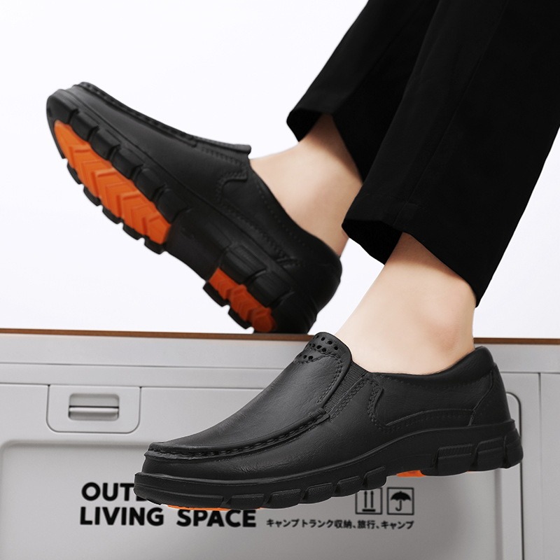 ??Last Day Promotion 70% OFF ?? Men's Casual Leather Good Arch Support & Non-slip Outdoor Breathable Walking Shoes - 6802