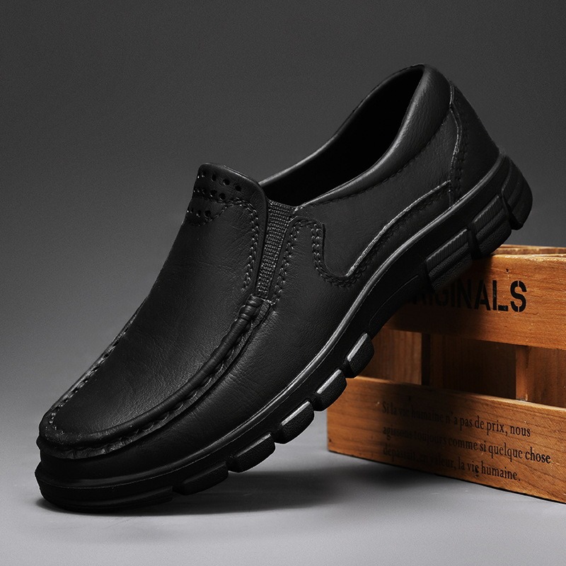 ??Last Day Promotion 70% OFF ?? Men's Casual Leather Good Arch Support & Non-slip Outdoor Breathable Walking Shoes - 6802