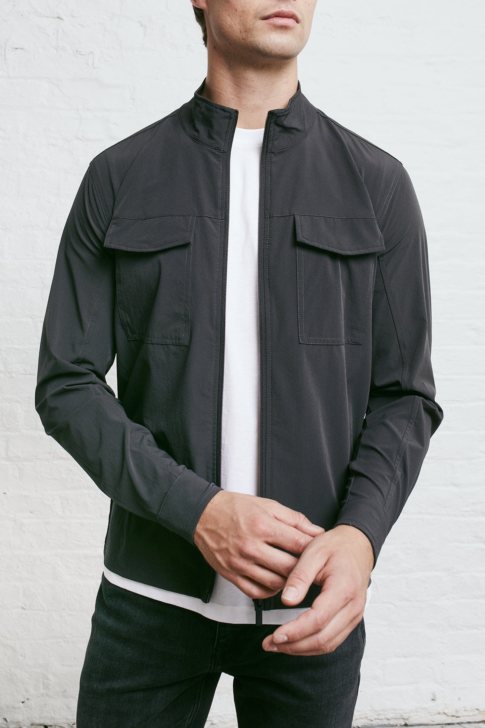 Cargo Jacket -  Charcoal