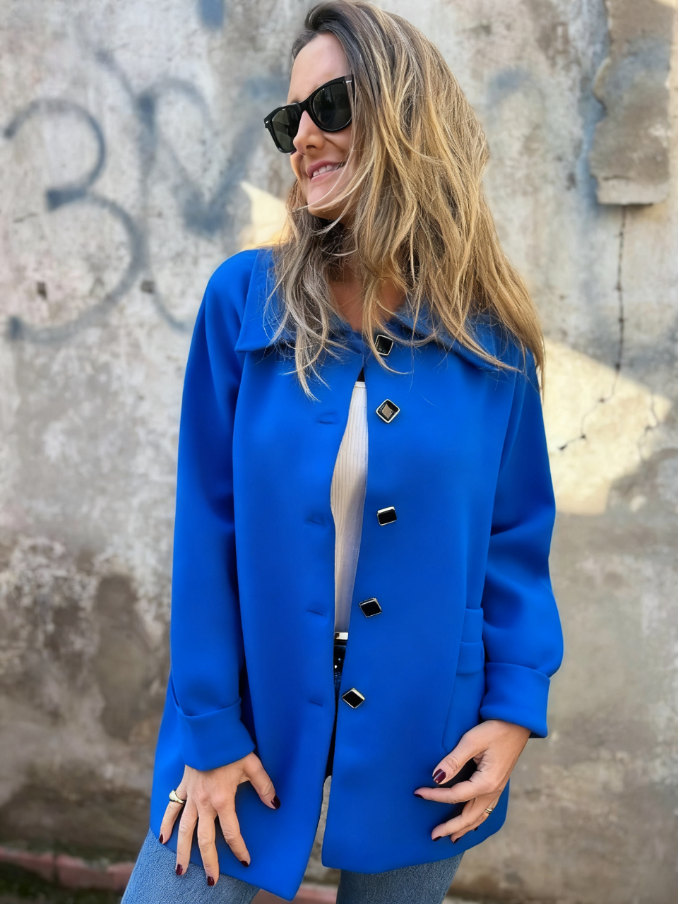 🔥2025 Hot Sals💥-Lapel Button Coat - 🥳TODAY SAVE 48%🤑
