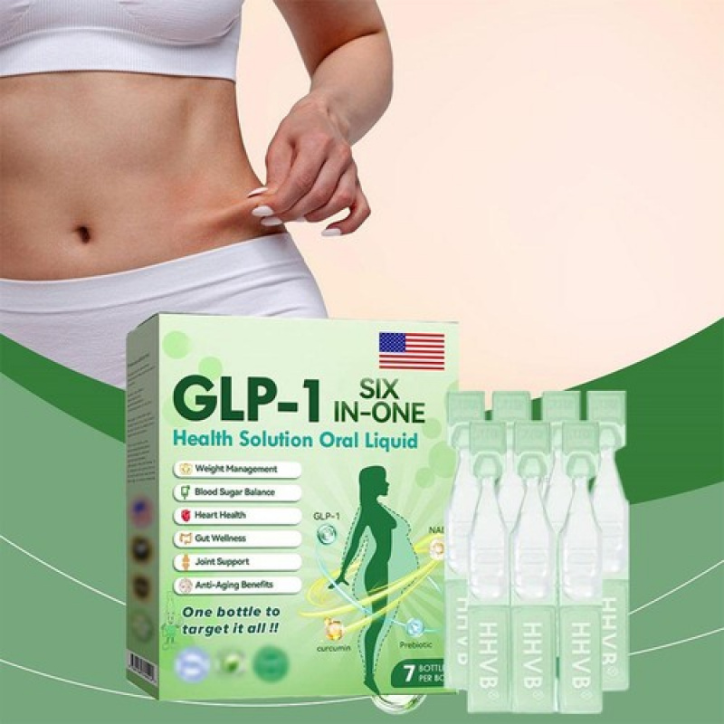 Transform Your Wellness!GLP - 1 Six - in - One Oral Liquid - All - in - One Health Solution.5 Boxes (5*7PCS)