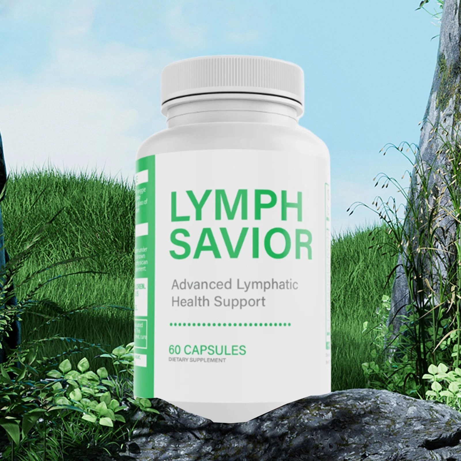 3 Pakc Lymph Savior: Advanced Lymphatic Support & Detox Supplement for Healthy Lymph Flow| Natural Cleanse with Dandelion & Burdock| 60 Veggie Capsules, Made in USA