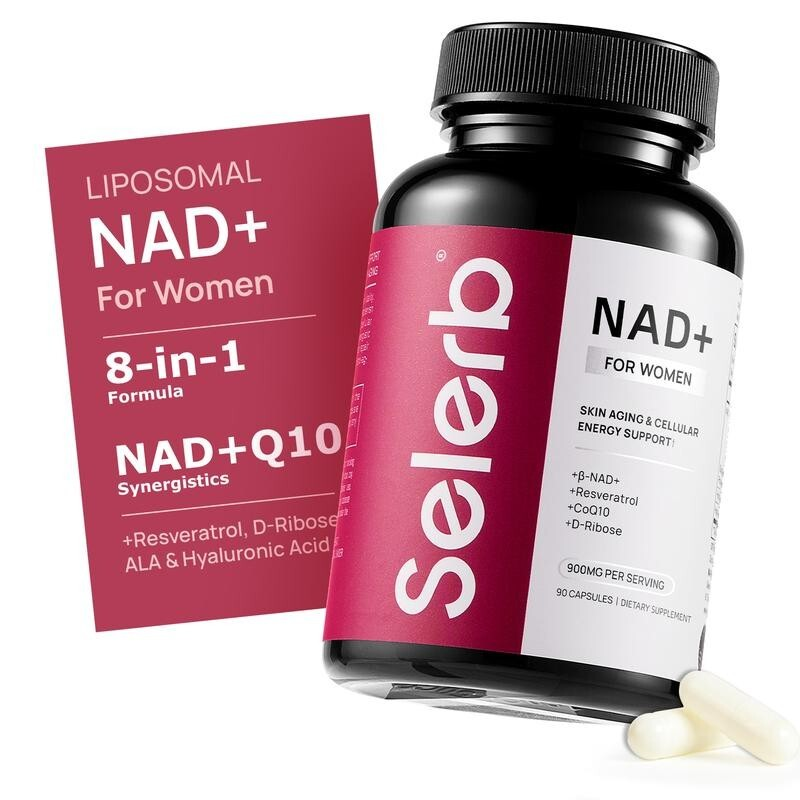 Selerb NAD+ For Women – 8-in-1 Liposomal Formula for Skin & Cellular Health